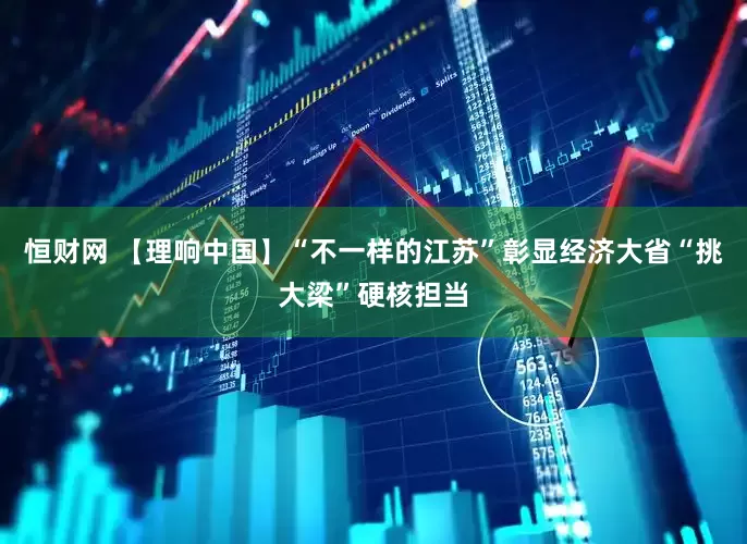 恒财网 【理响中国】“不一样的江苏”彰显经济大省“挑大梁”硬核担当